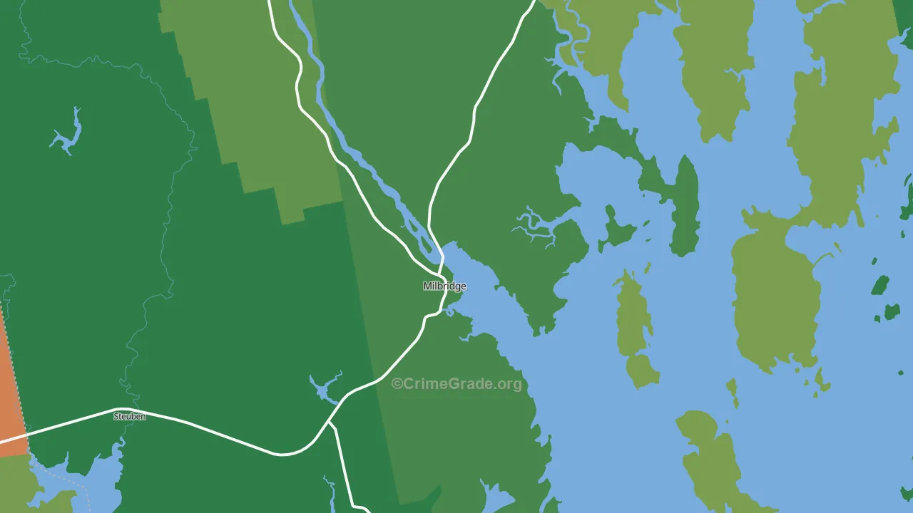 04658, ME Map of Vehicle Theft Rates