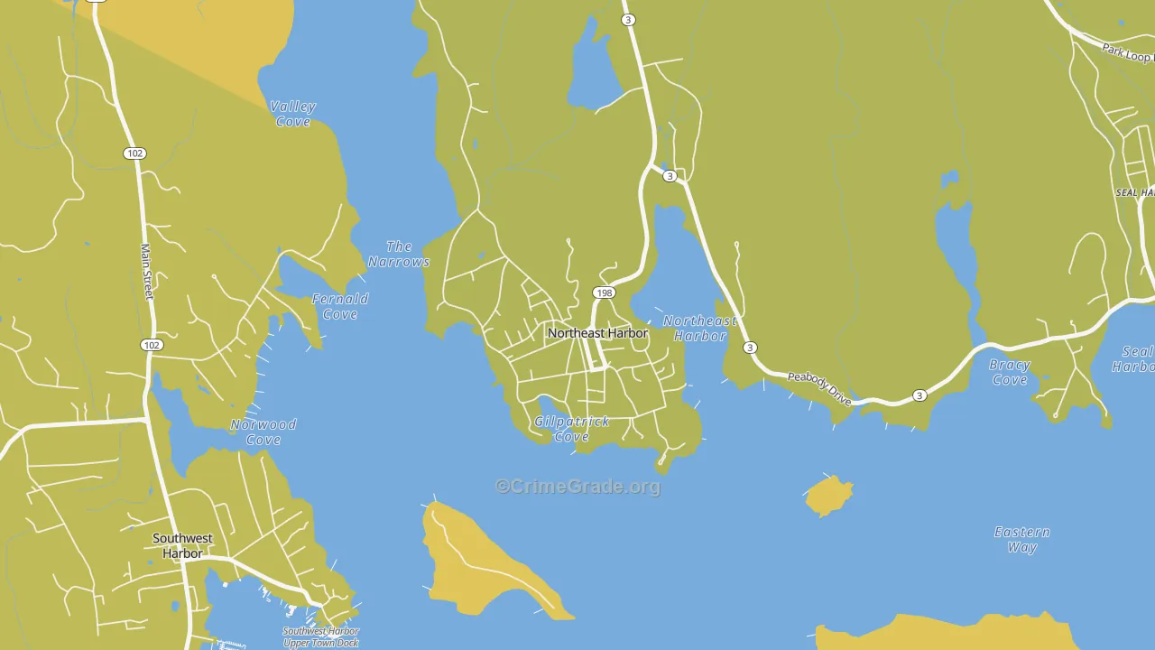 04662, ME Map of Vehicle Theft Rates