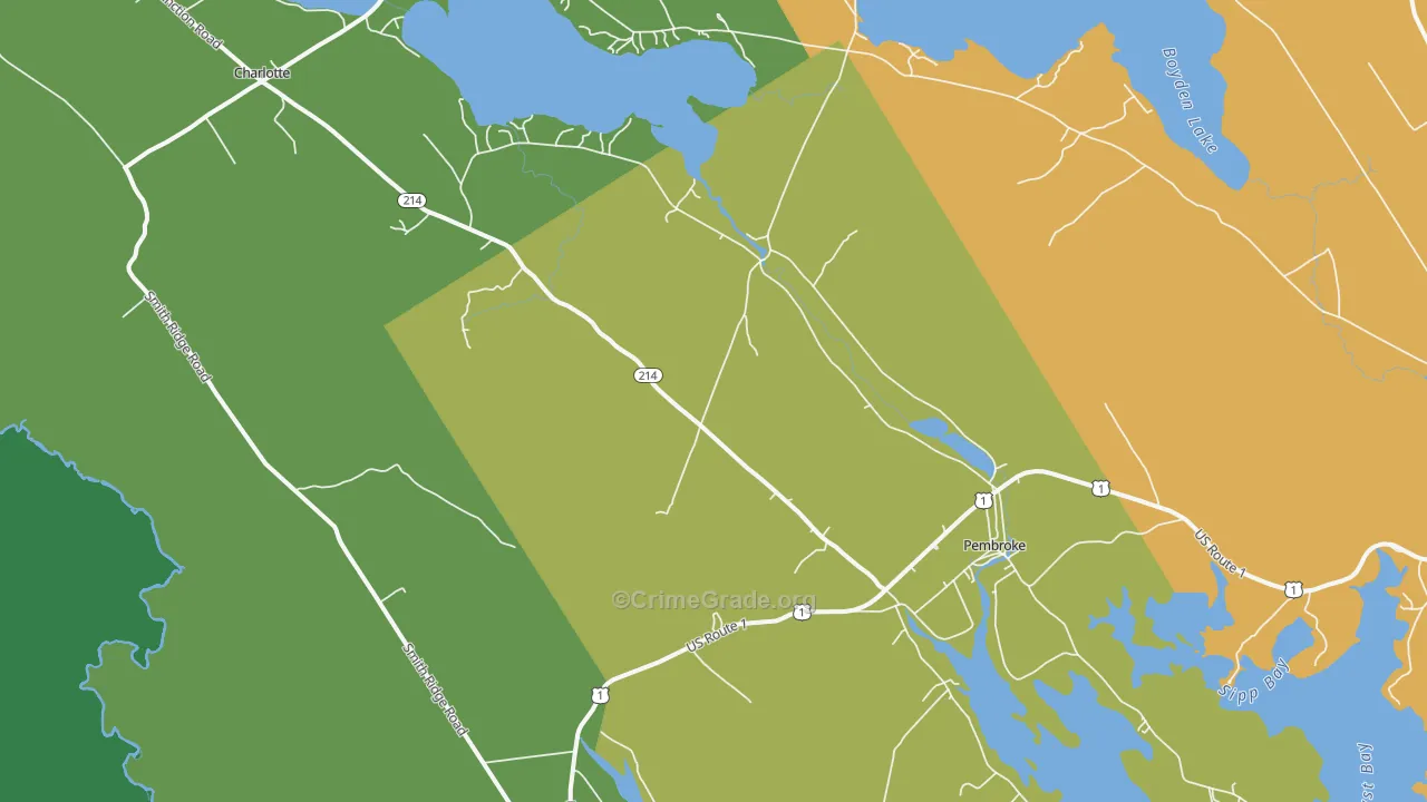 04666, ME Map of Vehicle Theft Rates