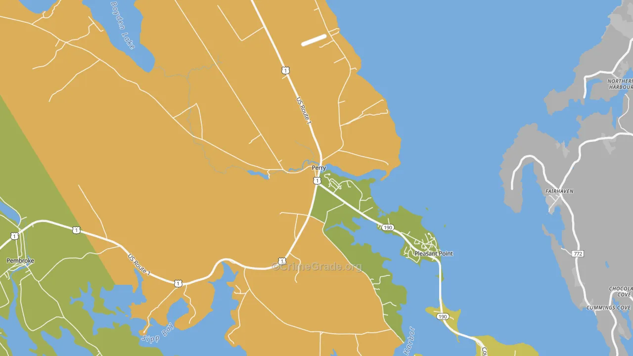 04667, ME Map of Vehicle Theft Rates