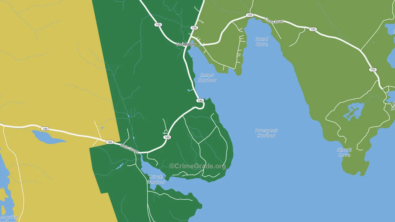04669, ME Map of Vehicle Theft Rates