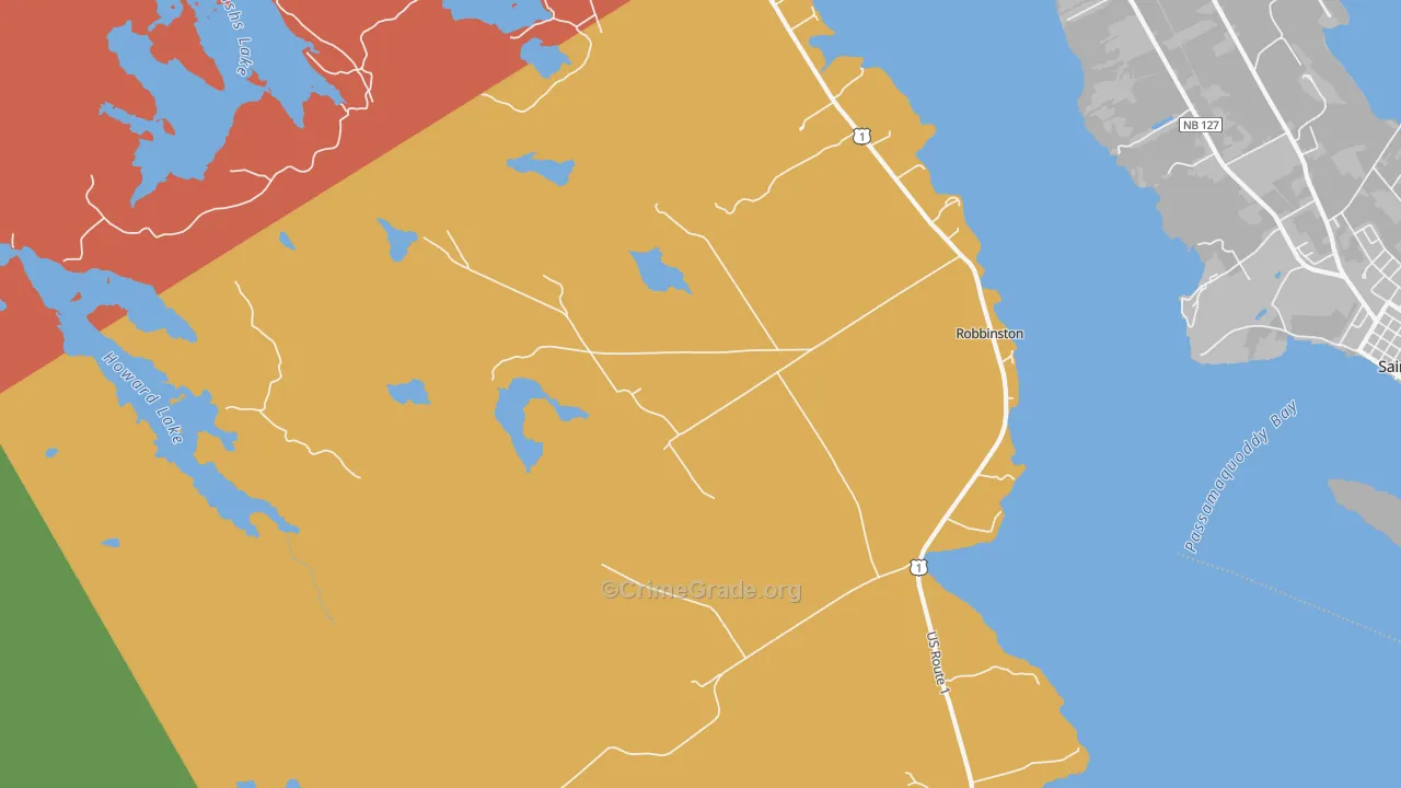 04671, ME Map of Vehicle Theft Rates