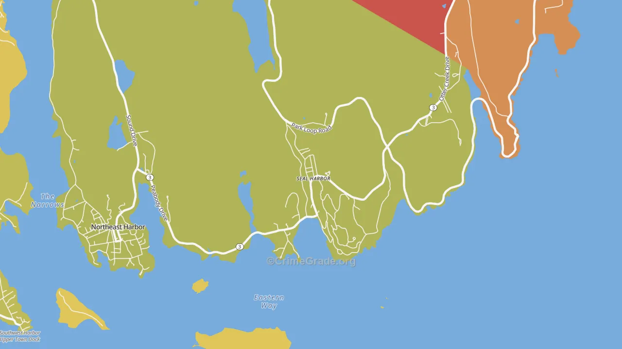 04675, ME Map of Vehicle Theft Rates