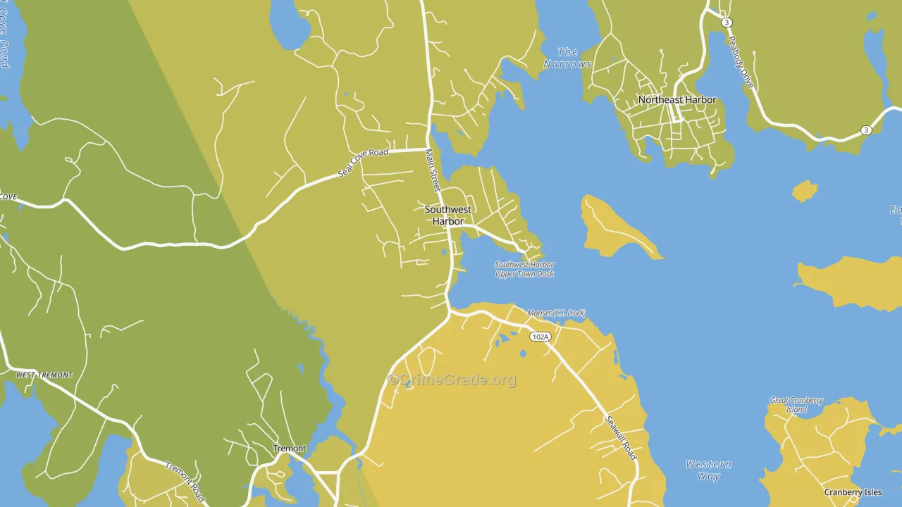 04679, ME Map of Vehicle Theft Rates