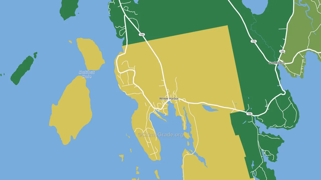 04693, ME Map of Vehicle Theft Rates
