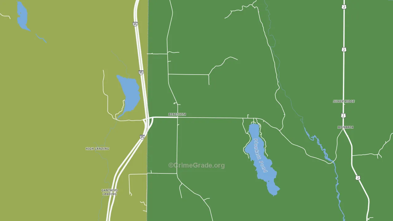 04733, ME Map of Vehicle Theft Rates