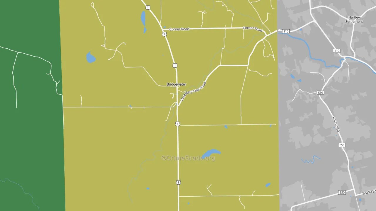 04735, ME Map of Vehicle Theft Rates