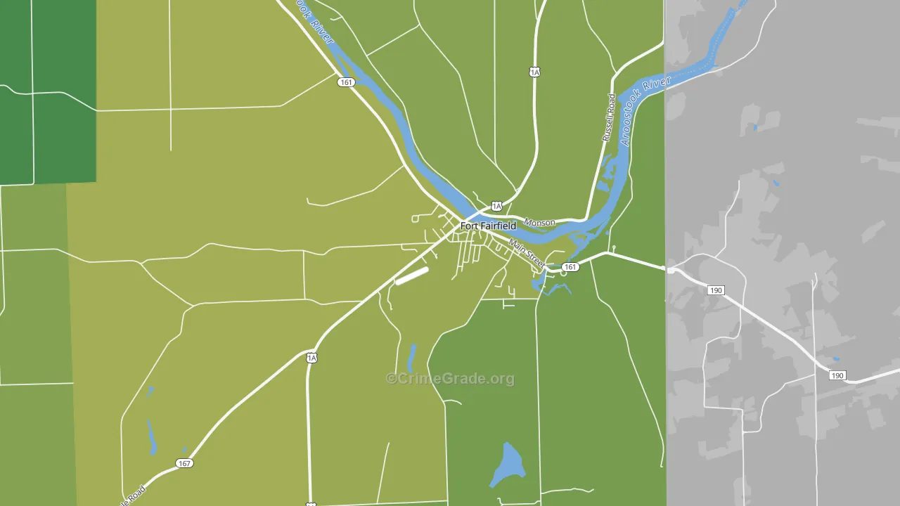 04742, ME Map of Vehicle Theft Rates
