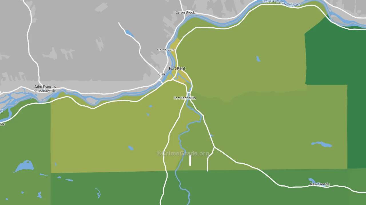 04743, ME Map of Vehicle Theft Rates