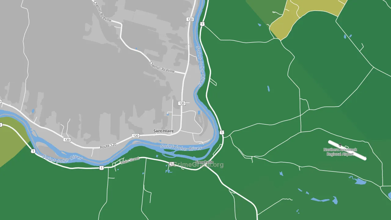 04745, ME Map of Vehicle Theft Rates