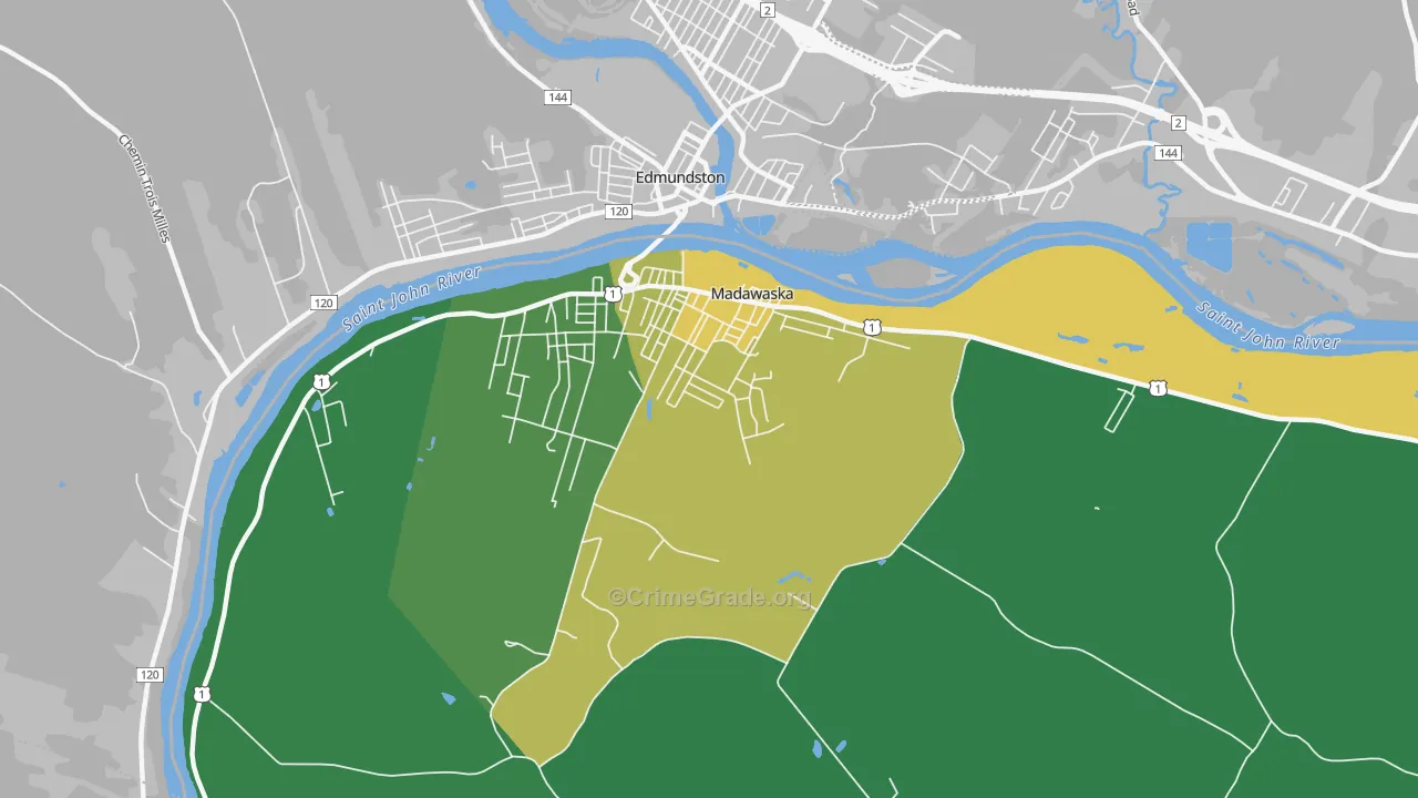 04756, ME Map of Vehicle Theft Rates