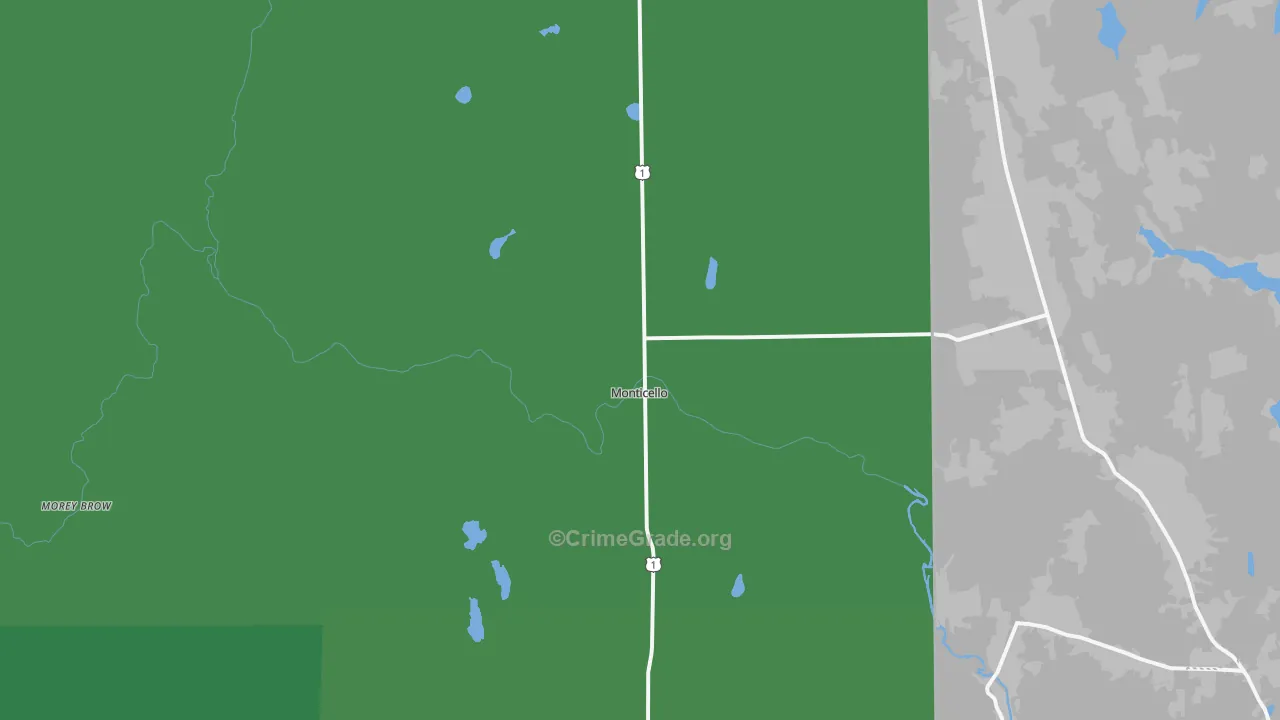 04760, ME Map of Vehicle Theft Rates