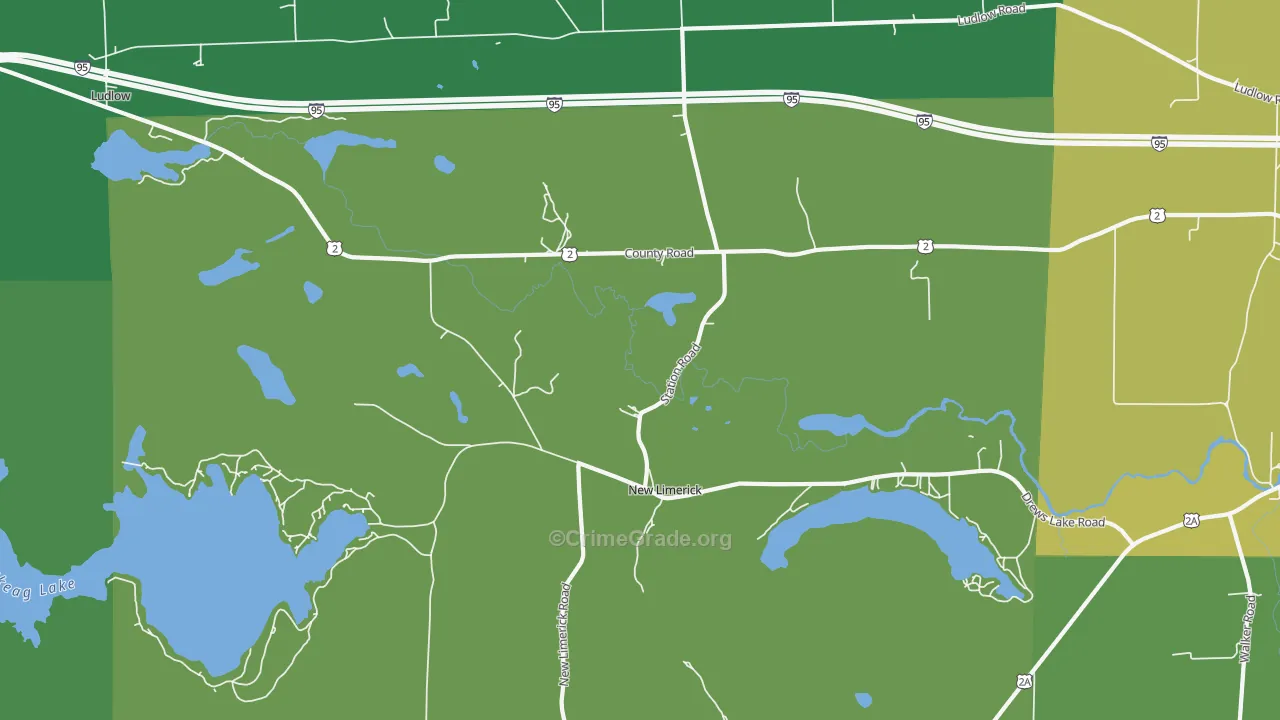 04761, ME Map of Vehicle Theft Rates