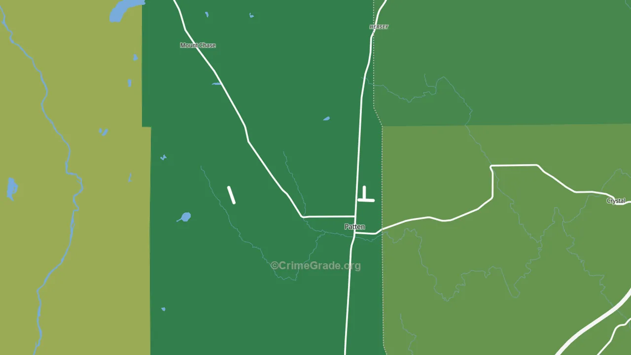 04765, ME Map of Vehicle Theft Rates