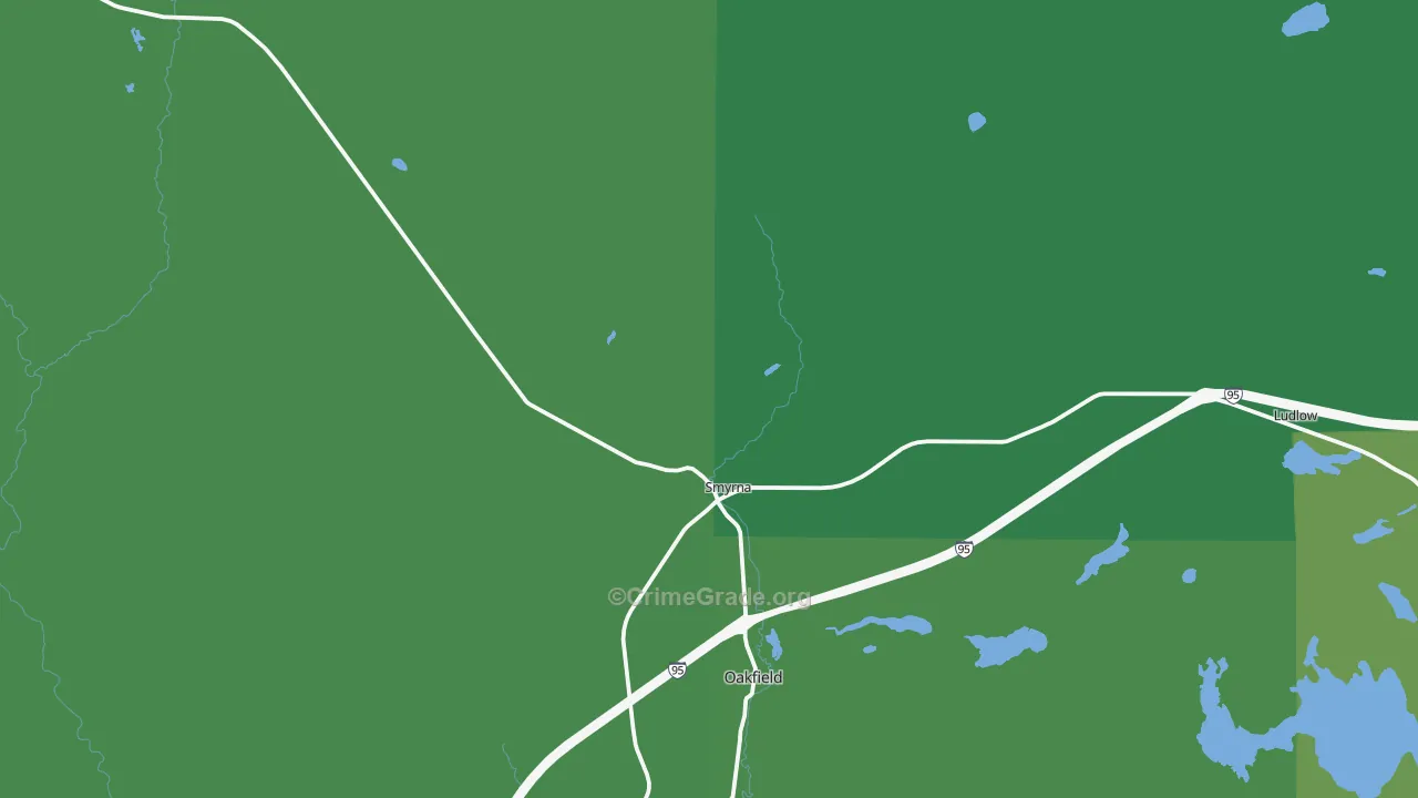 04780, ME Map of Vehicle Theft Rates