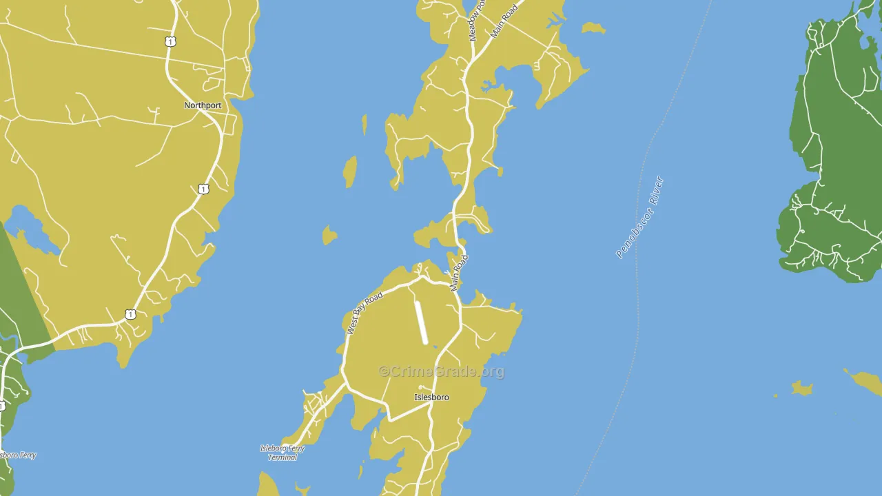 04848, ME Map of Vehicle Theft Rates