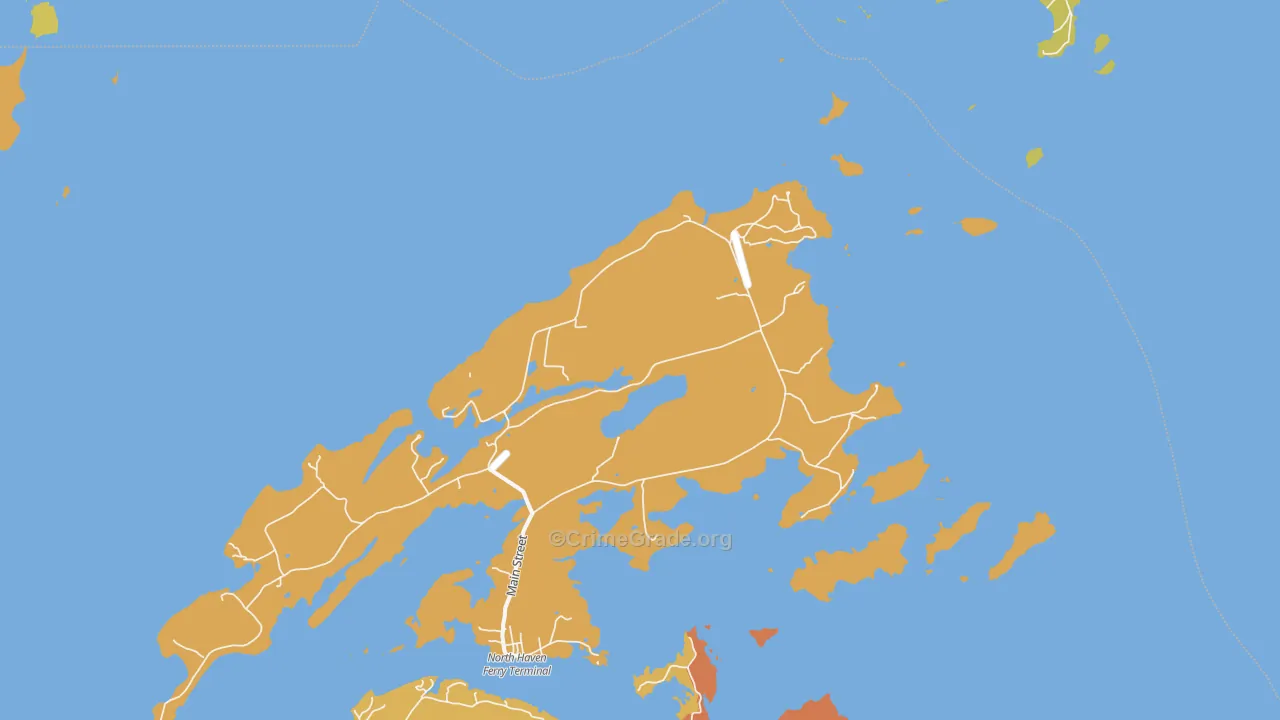 04853, ME Map of Vehicle Theft Rates