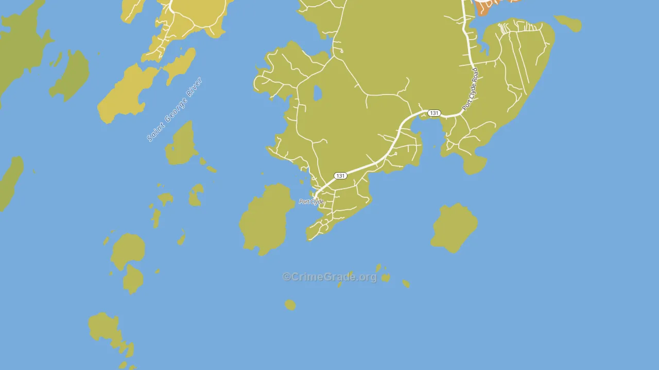 04855, ME Map of Vehicle Theft Rates