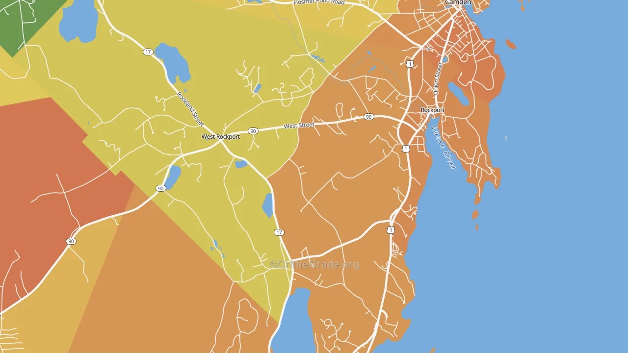 04856, ME Map of Vehicle Theft Rates