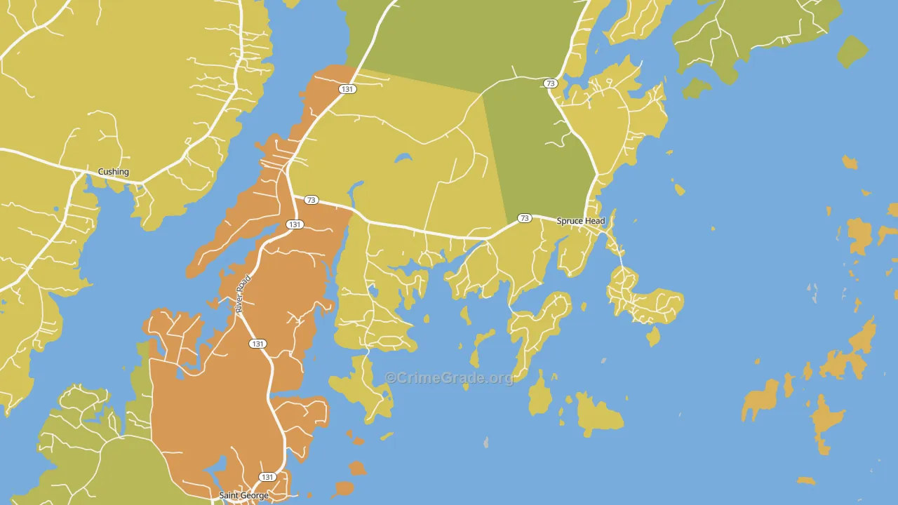 04859, ME Map of Vehicle Theft Rates