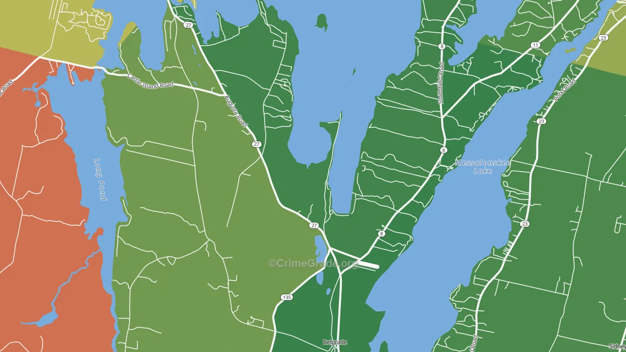 04917, ME Map of Vehicle Theft Rates