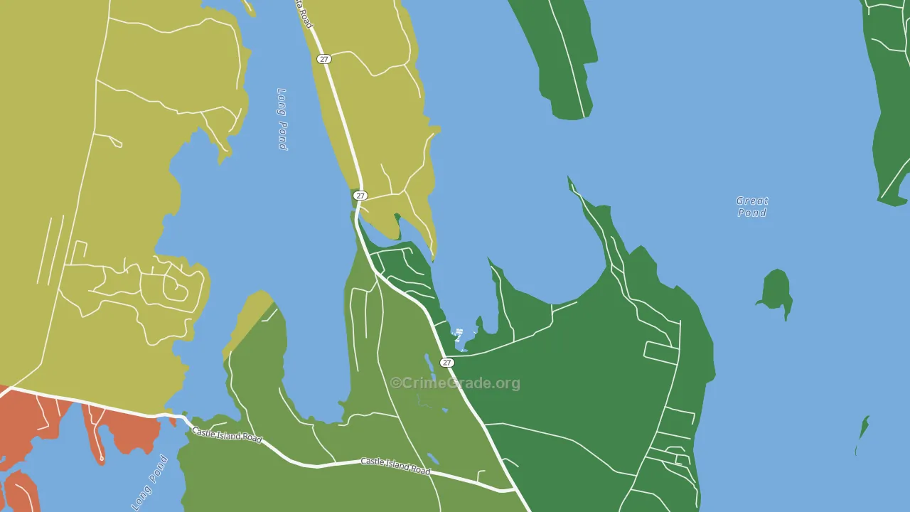 04918, ME Map of Vehicle Theft Rates