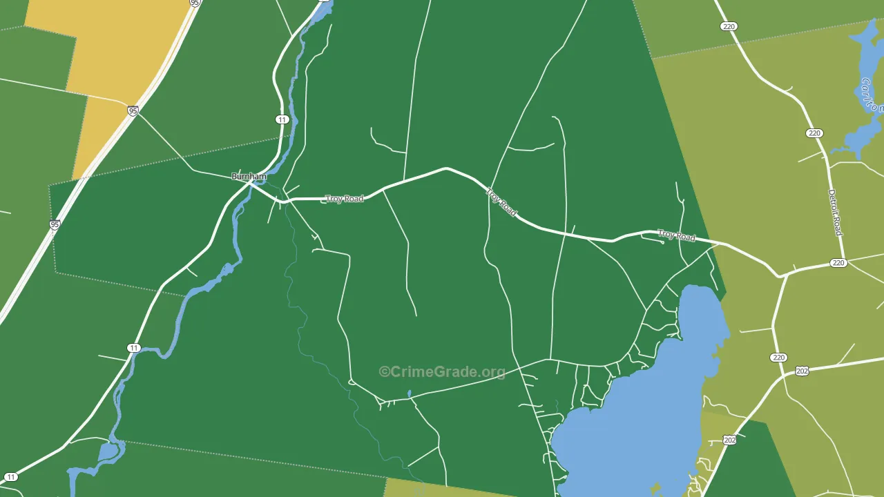 04922, ME Map of Vehicle Theft Rates