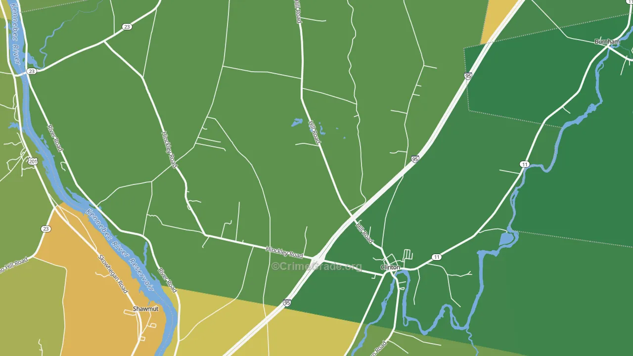 04927, ME Map of Vehicle Theft Rates