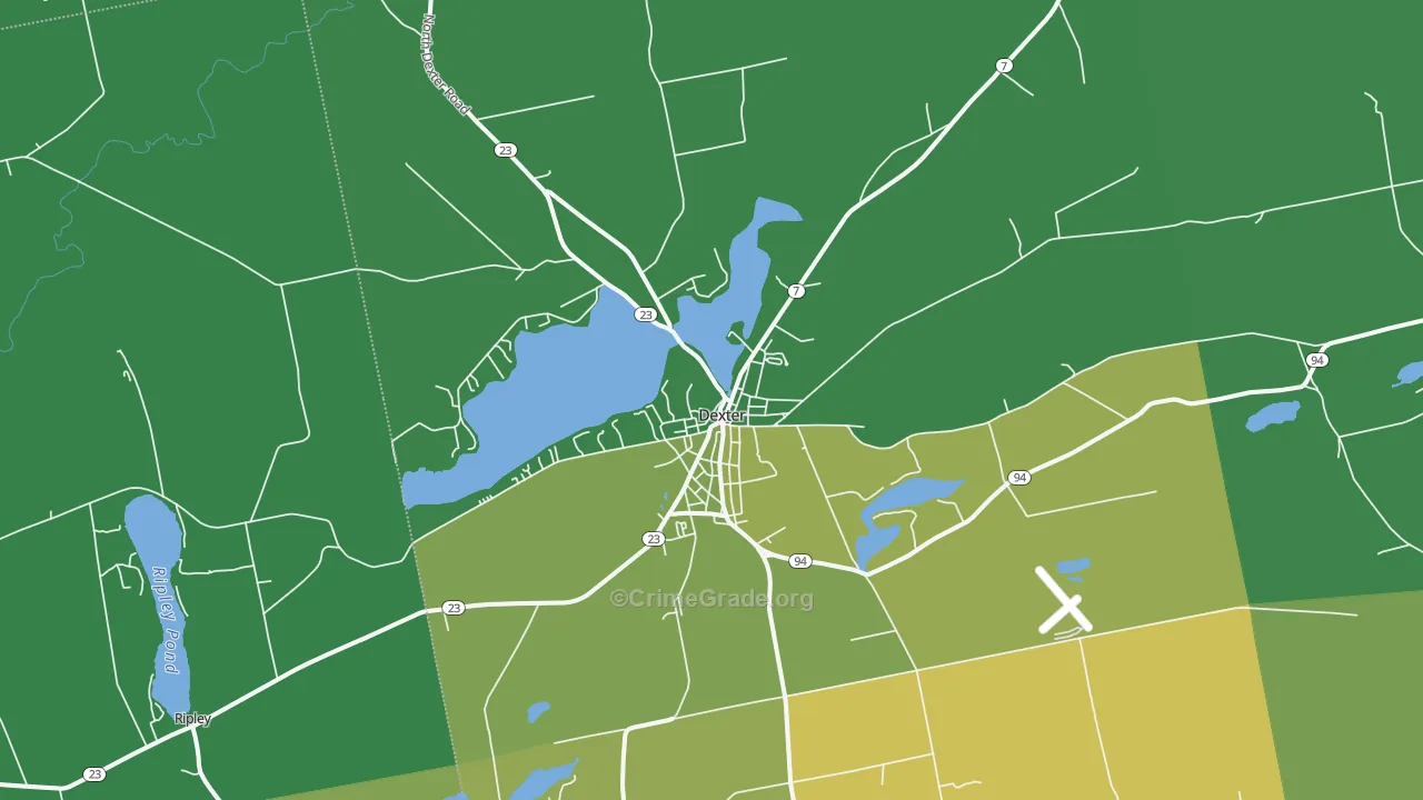 04930, ME Map of Vehicle Theft Rates