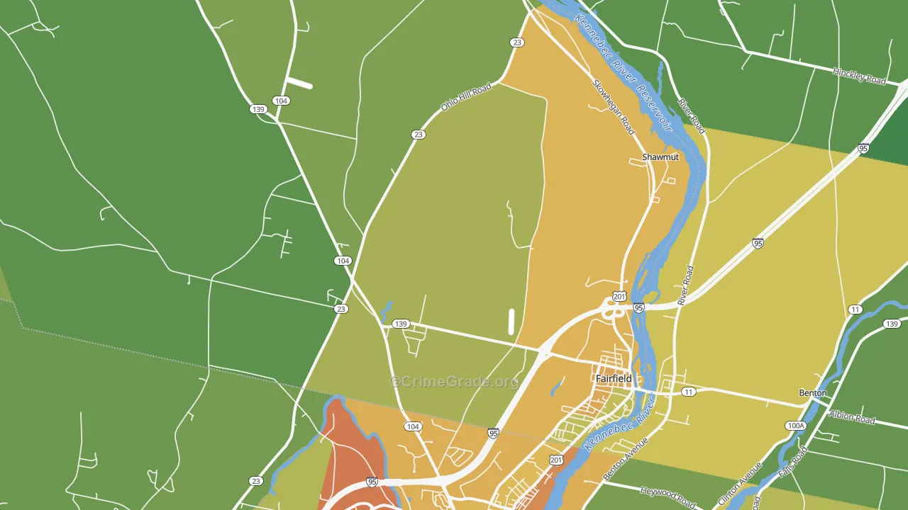 04937, ME Map of Vehicle Theft Rates