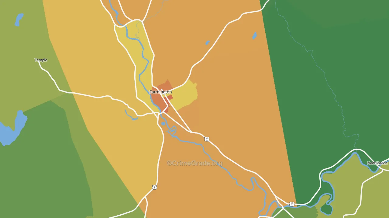 04938, ME Map of Vehicle Theft Rates
