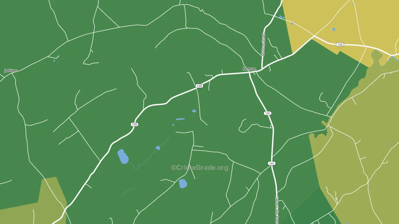 04951, ME Map of Vehicle Theft Rates