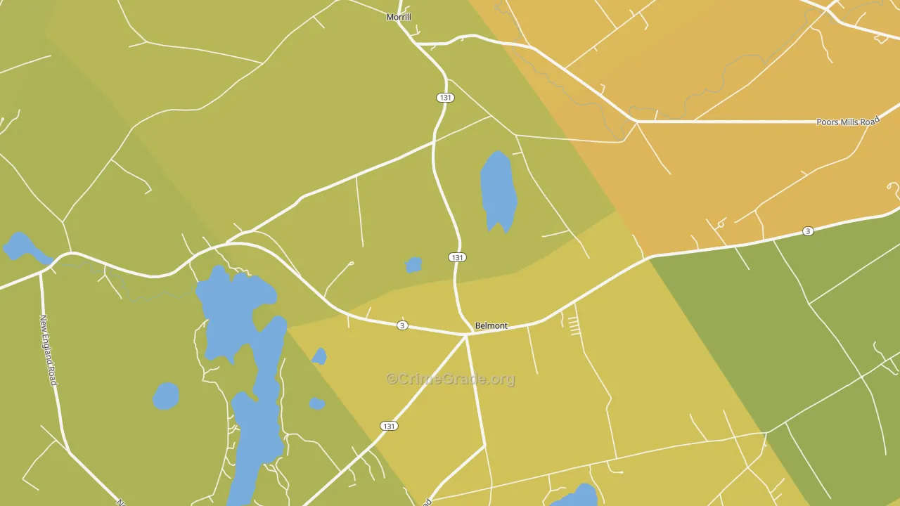 04952, ME Map of Vehicle Theft Rates
