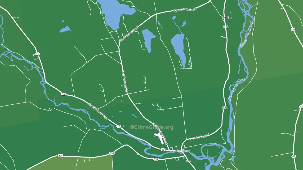 04958, ME Map of Vehicle Theft Rates