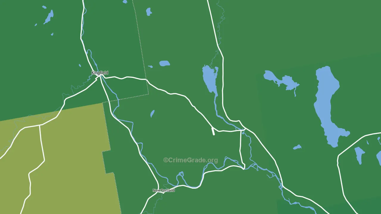 04961, ME Map of Vehicle Theft Rates
