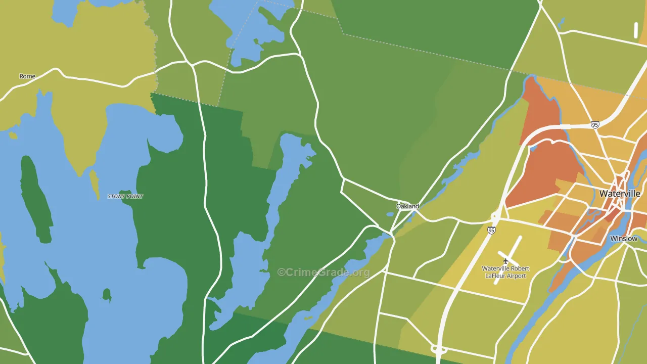 04963, ME Map of Vehicle Theft Rates