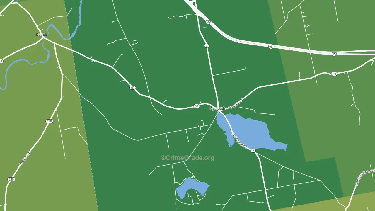 04969, ME Map of Vehicle Theft Rates