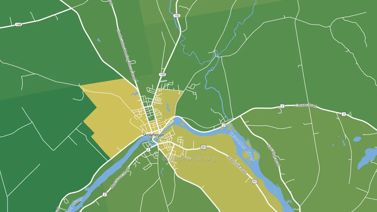 04976, ME Map of Vehicle Theft Rates