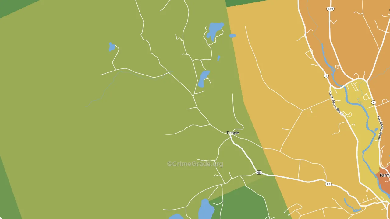 04984, ME Map of Vehicle Theft Rates