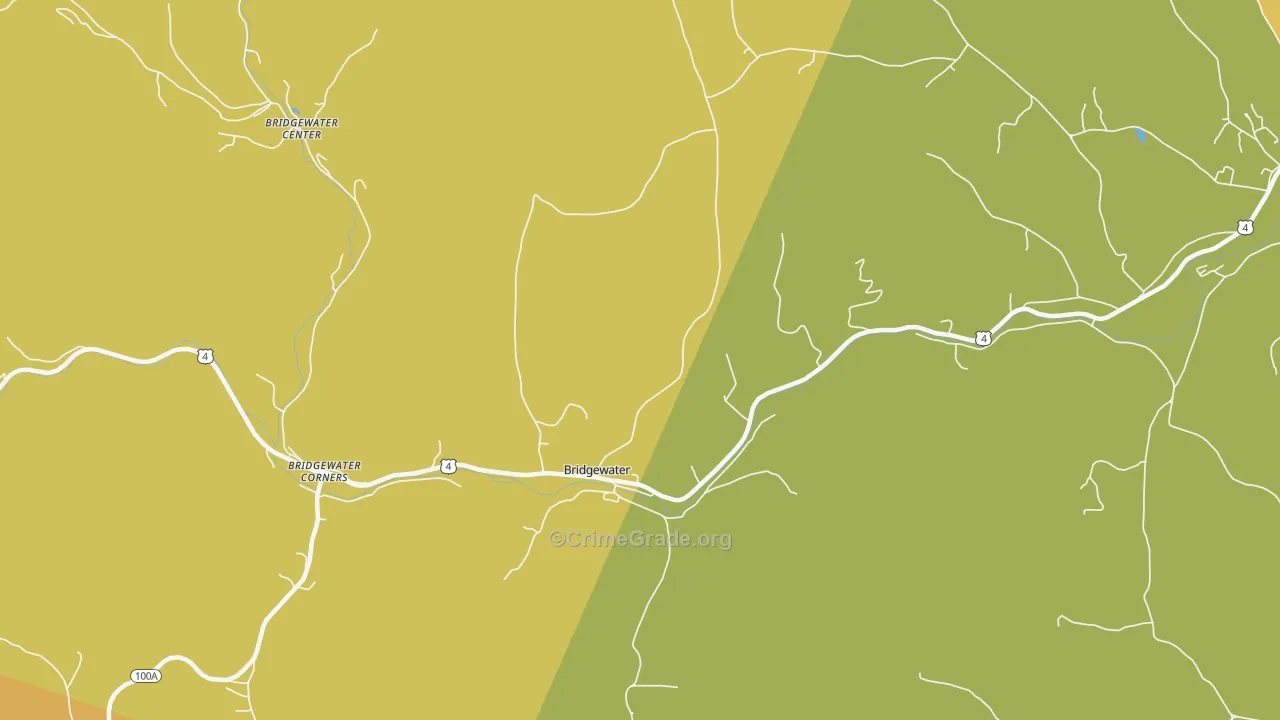 05034, VT Map of Vehicle Theft Rates