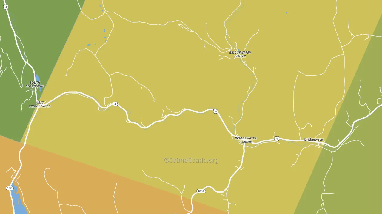 05035, VT Map of Vehicle Theft Rates