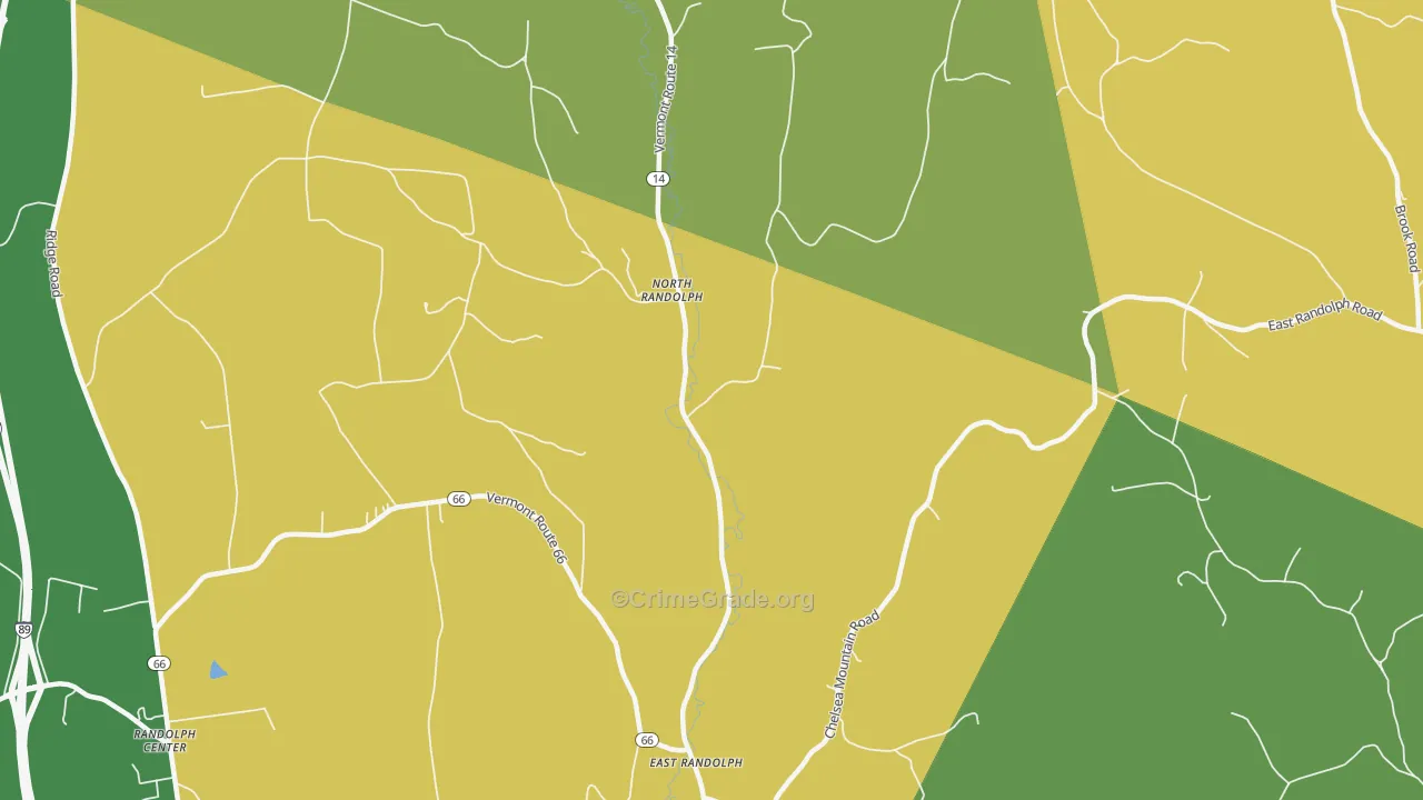 05041, VT Map of Vehicle Theft Rates