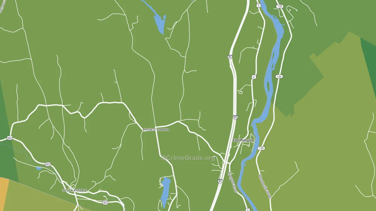 05042, VT Map of Vehicle Theft Rates