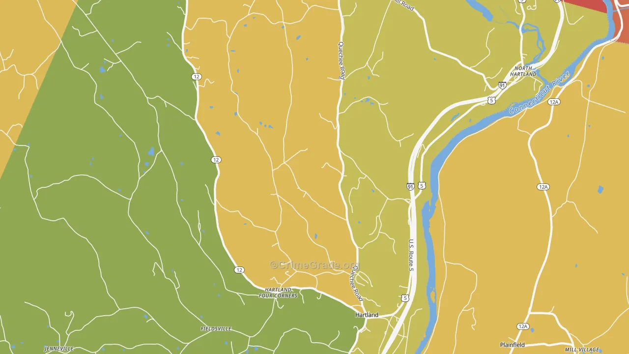 05048, VT Map of Vehicle Theft Rates