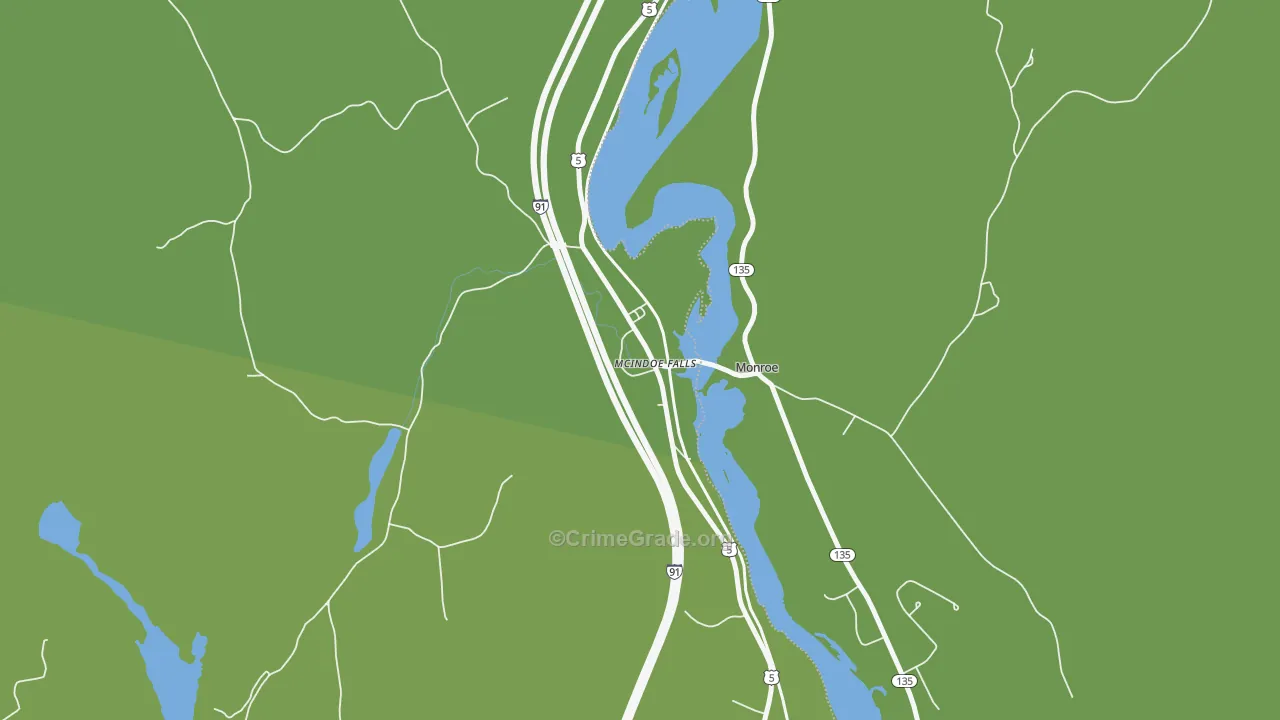 05050, VT Map of Vehicle Theft Rates