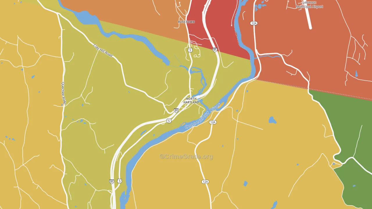 05052, VT Map of Vehicle Theft Rates