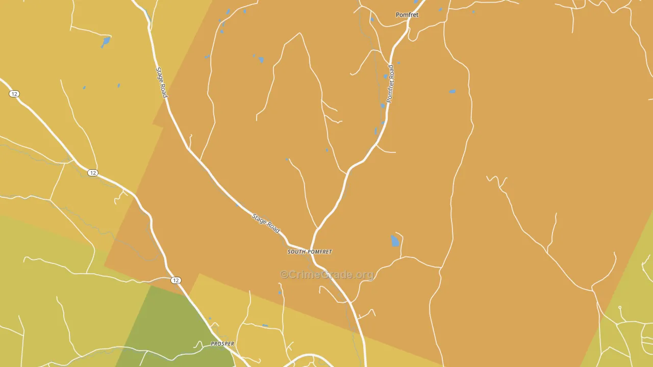 05067, VT Map of Vehicle Theft Rates