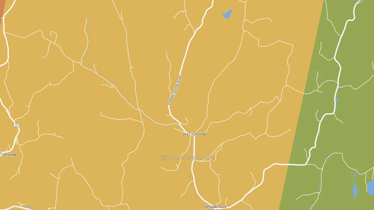 05076, VT Map of Vehicle Theft Rates