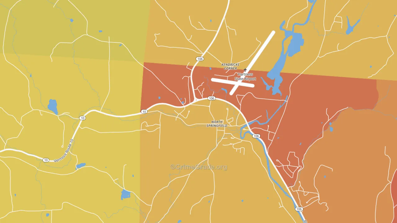 05150, VT Map of Vehicle Theft Rates
