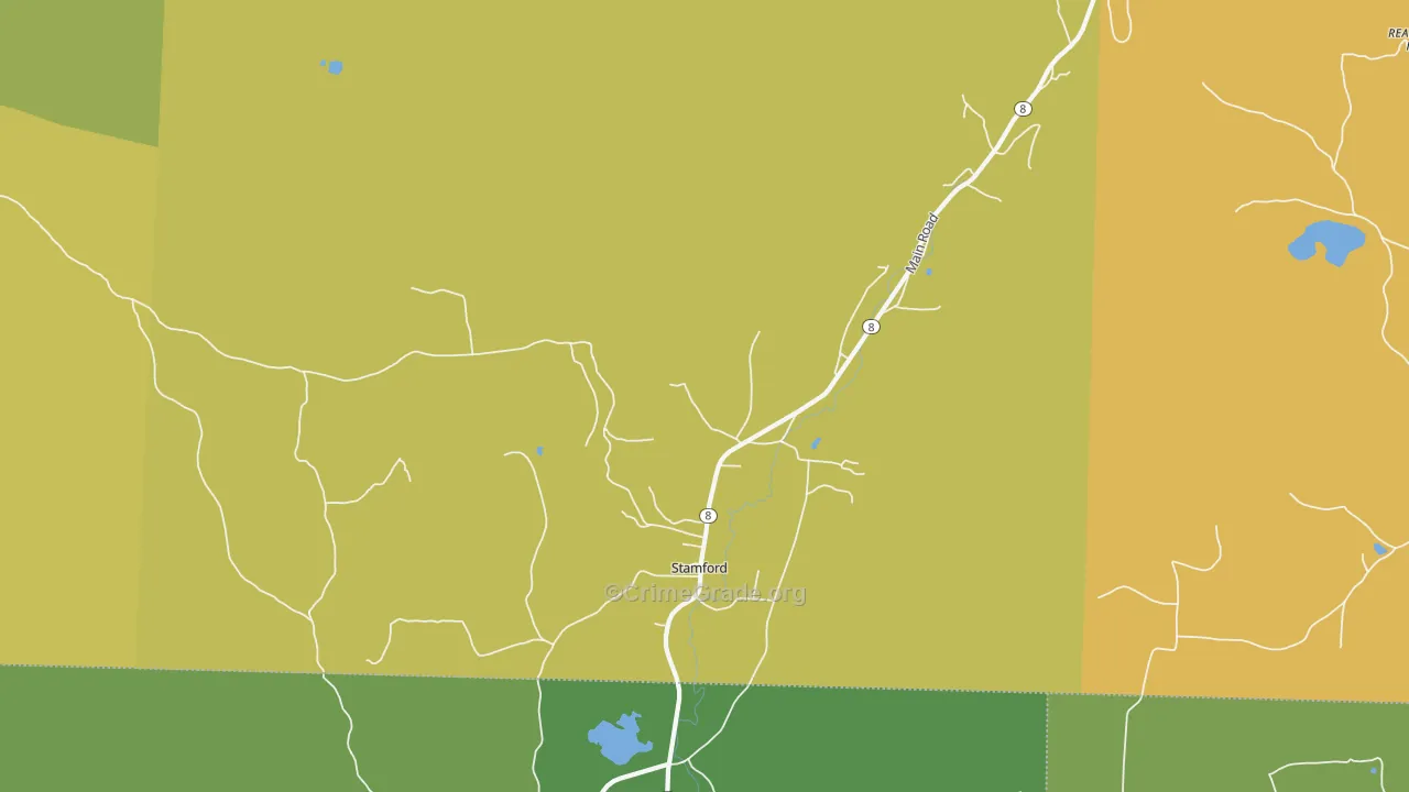 05352, VT Map of Vehicle Theft Rates